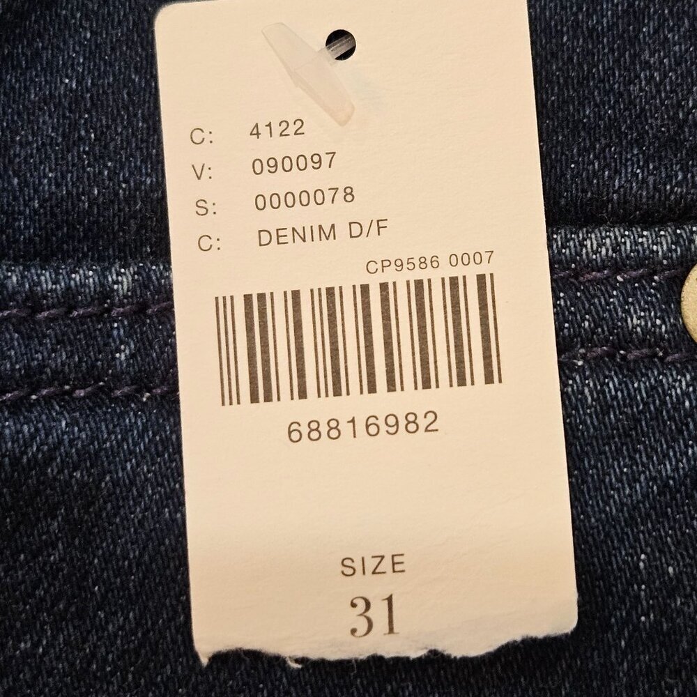 NEW Anthropologie's Pilcro Demilune Boot Jeans Size 31 Darker Wash Cowgirl - Picture 11 of 16